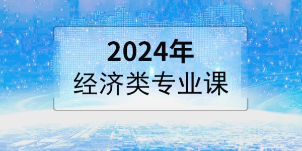 2024年经济类专业课